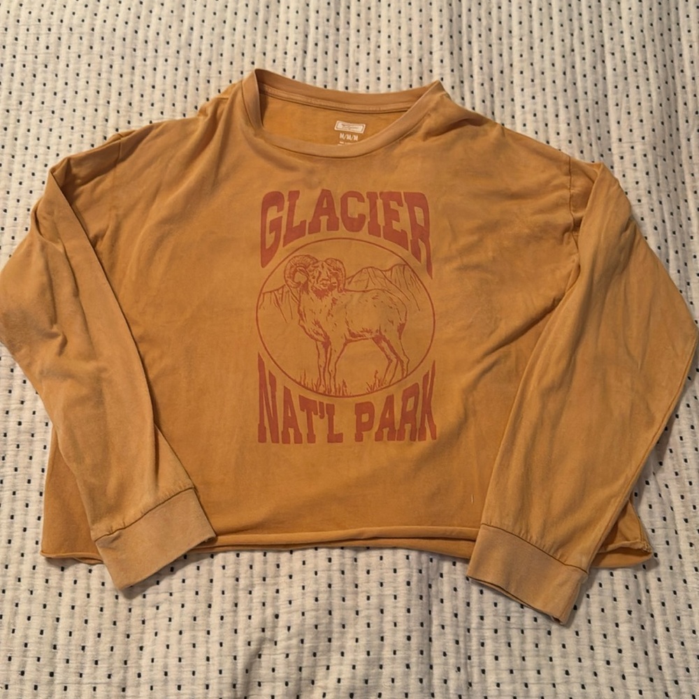 NEW Glacier National Park long sleeve tshirt NWT